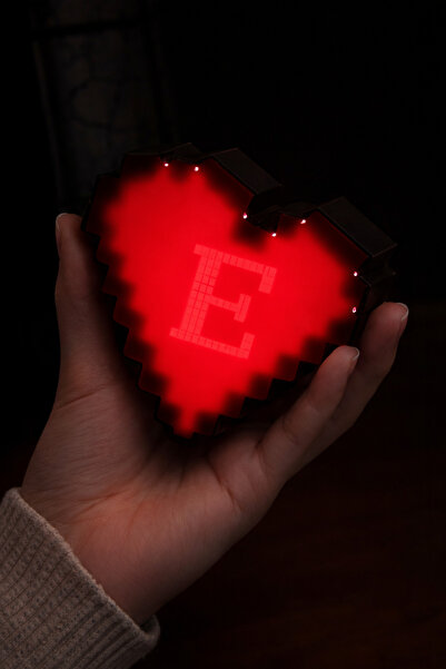 OZERMAK Sevgililer Günü Özel Kişiye Özel Işıklı Kalp – İsimli Romantik Hediye