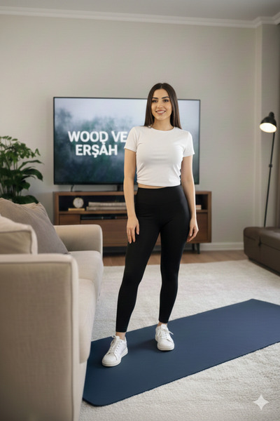 Lüx Wood Sunway 11834 Colanți de iarnă pentru femei, cu talie înaltă, moi, uș...