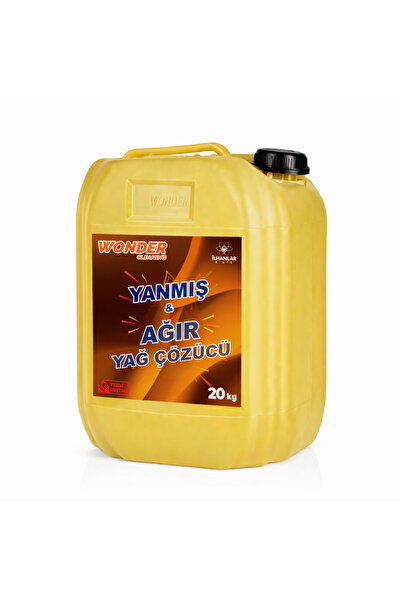 Wonder Cleaning Endüstriyel Ağır ve Yanmış Yağ Çözücü 20 Kg
