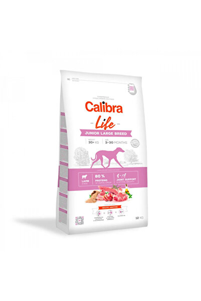 Other Hrană uscată pentru câini CALIBRA DOG life junior de rasă mare, miel, 1...