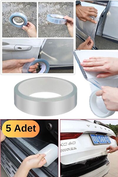 Munico 5 Adet Görünmez Şeffaf Araç Kaput Kapı Bagaj Kenarı Şeffaf Emici Nano ...