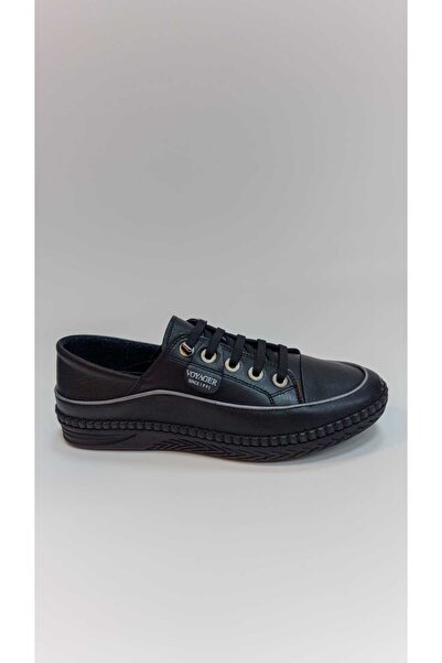 Voyager Pantofi casual de damă, din piele naturală, cu șireturi din cauciuc, ...