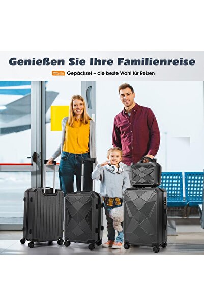 Oyajia Hardshell travel suitcase 76 x 30 x 49 cm, durable and lightweight ABS...