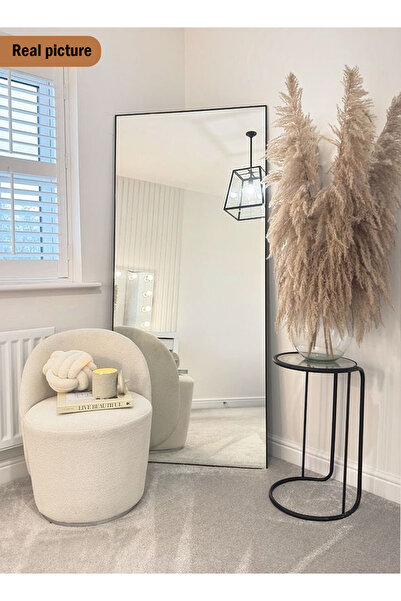 Taimi Large Mirror With Elegant Design 160x50 Cm-full Length Mirror With Blac...