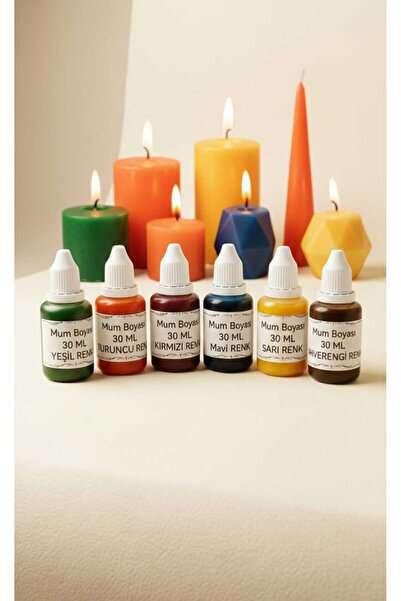 ElHobi 6 x 30 ML Sıvı Mum Boyası