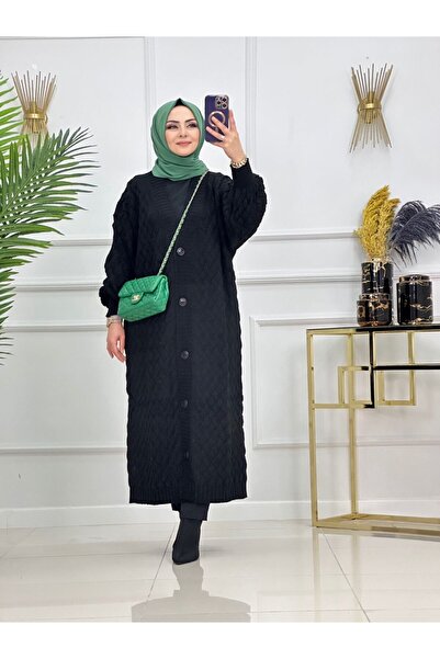 Summer Store Cemre Hair Knitted Knitwear Cardigan