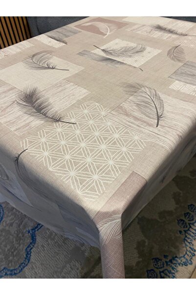 YEK HOME TEKSTİL New Pattern Lined Erasable Hygienic Oilcloth Pvc Tablecloth