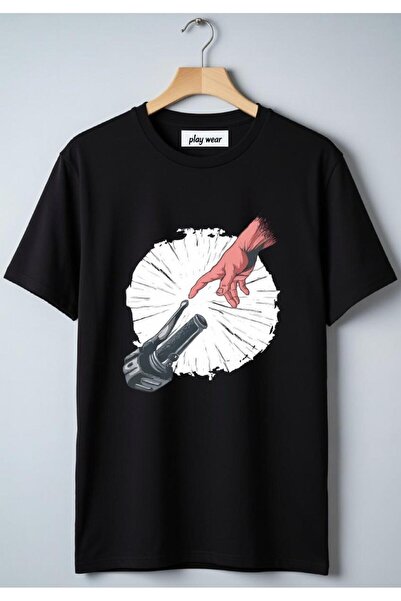 playwear PLAY WEAR Unisex Μπλουζάκι με στάμπα για λάτρεις της μοτοσικλέτας, σ...