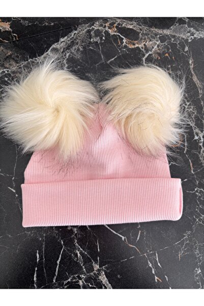 Irmak Yeni doğan Ponponlu şeker pembesi başta ağırlık yapmayan kız bere