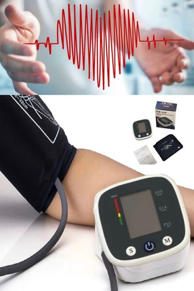 Munico Monitörü Şarj Edilebilir Hassas Otomatik Bilek Dijital Tansiyon Aleti ...