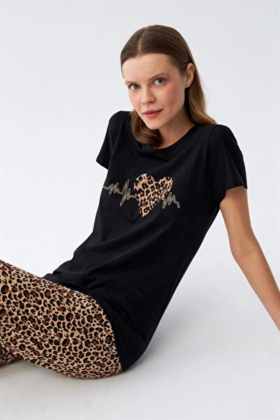 mtm My The Mall Women's Combed Cotton Short Sleeve Pajama Set 4128