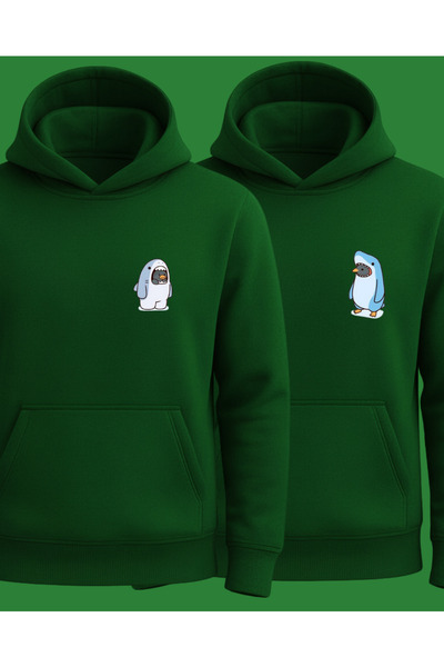 Ebiidesign Sharks Printed Valentine's Day Sweatshirts