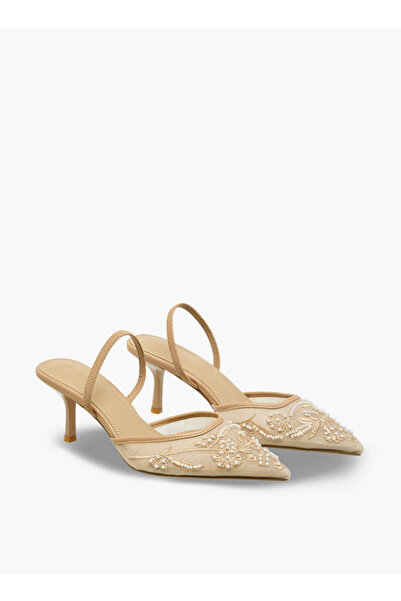 Flora Bella by Shoexpress Women Embellished Flared Heel Shoes