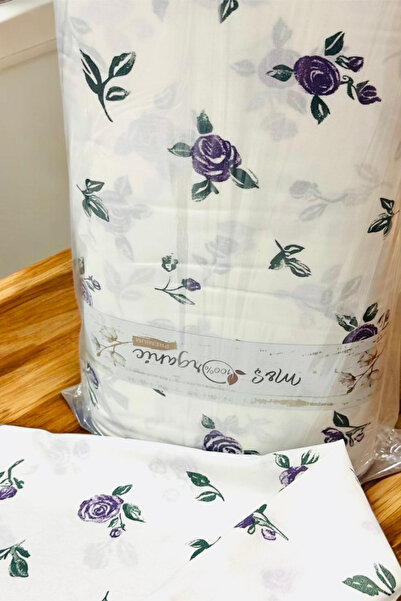 Felina Home غطاء لحاف من قماش رانفورس القطني ونمط زهرة التومورك متعدد الاستخد...