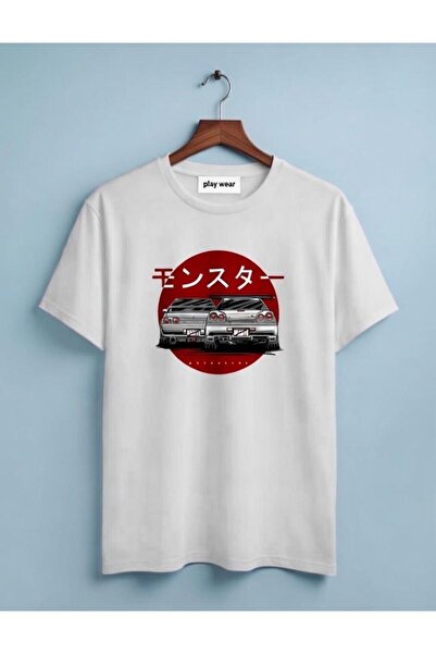 playwear PLAY WEAR Unisex Μπλουζάκι με στάμπα Nissan Gtr Car Enthusiasts Design