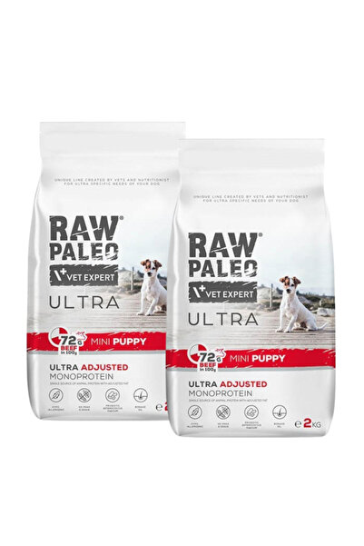 Other VetExpert Raw Paleo Ultra Wołowina Mini Puppy 2x2kg
