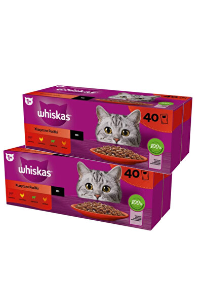 Other WHISKAS hrană umedă pentru pisici Adult classic meals pliculețe cu sos ...