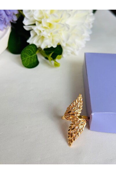 Roya Happiness HİNT YÜZÜK ÇİÇEKLİ MEKİK BAŞAK MODEL İŞLEMELİ YÜZÜK SEVGİLİLER...