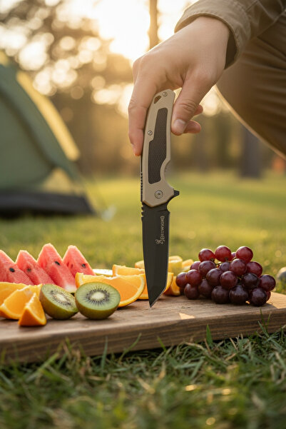 MERTCAN KNİFE Browning Katlanabilir Kamp ve Piknik Çakısı - Outdoor Ekmek Ve ...