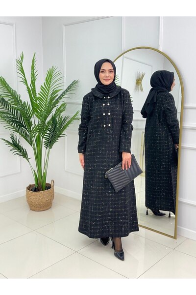 Summer Store Edna Plaid Pattern Hijab Dress