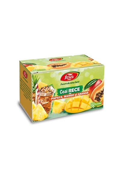 Fares Cold Tea with Papaya & Mango & Pineapple, Fares, 21.6 g