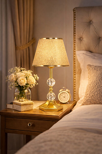 571 Store H Series Hexagonal Leg Table Lamp Shade Metal Leg Fabric Head Decor...