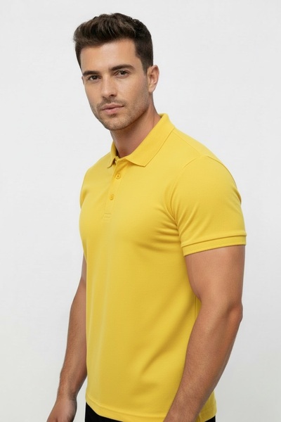 canan erman dolunay iş güvenliği ekipmanları Short-Sleeved Polo Collar Tshirt