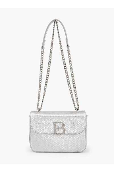 Flora Bella by Shoexpress Logo Embellished Crossbody Bag with Chain Strap Ram...