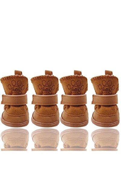 OME Încălțăminte de iarnă pentru câini, set de 4, impermeabile, antiderapante...