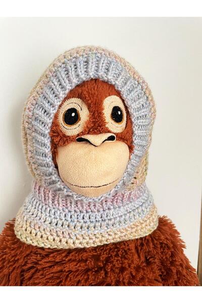 The Cloudish Shop Baby Kids Hand Knitted Knitted Neck Collar Beanie Balaklava...