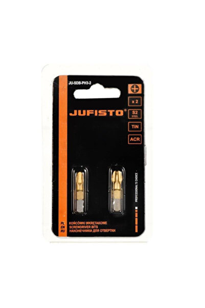 Evelise Set varfuri, biti, PZ3, 1/4 ", 2 buc, PZ3x25 mm, Jufisto