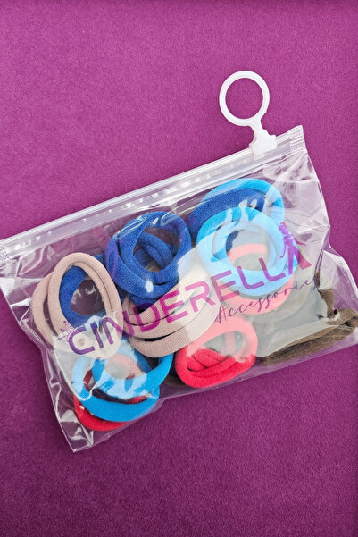 Cinderella 25-dijelni set izdržljivih ženskih gumica za kosu u šarenim bojama...