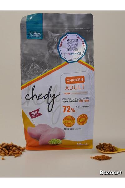 Tavuklu Yetişkin Kedi Maması 1.5 KG