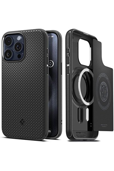 Spigen Magnetic Charging Mag Armor MagFit Phone Case For Apple iphone15 Pro M...