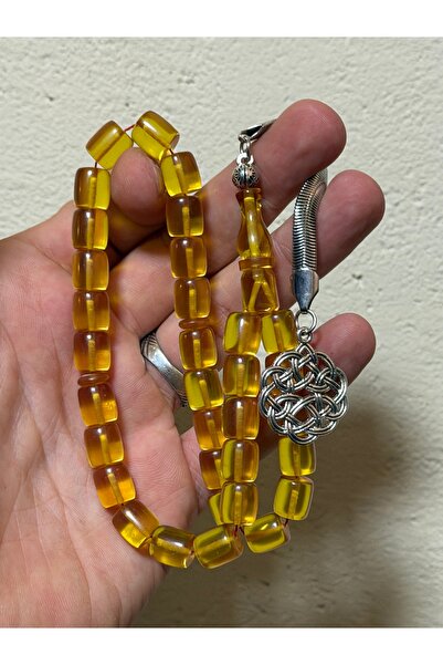 TTS TÜRK TESBİH SANATI مسبحة صلاة من العنبر الناري الشفاف