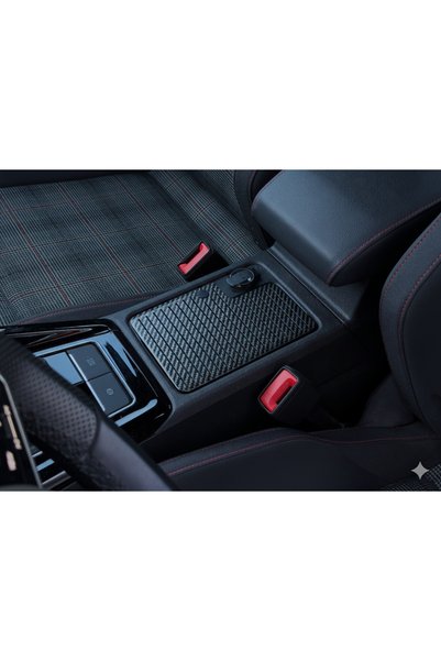 Devotech Volkswagen Golf 8 Compatible Carbon Cup Holder Cover Center Console