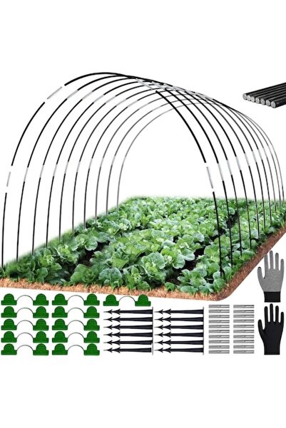 Shengruili Set de 18 arcade tunel pentru seră