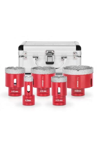 Evelise Carote diamantate profesionale, M14, set 5 buc, 20-68 mm, Strend Pro