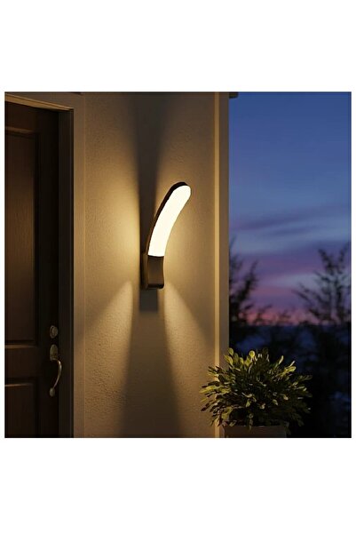 Hummer Wall light, black color, yellow light output, 12 watts