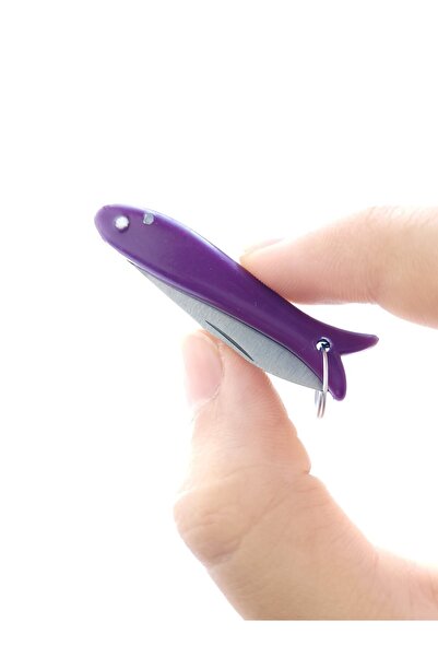 özkurt ticaret Mini Anahtarlıklı Balık Çakı (Hamsi) | Paslanmaz Çelik | Erkek...