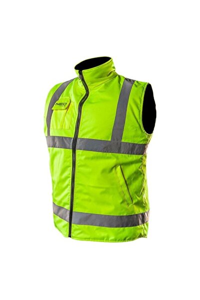 Evelise Vesta de lucru cu 2 fete, reflectorizanta, galben, model Visibility, ...