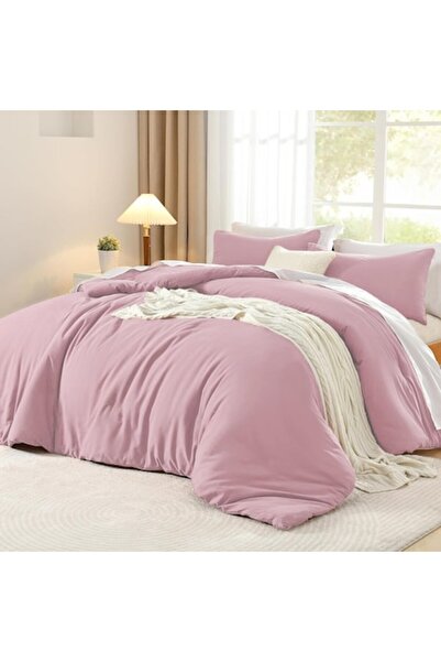 Luofanfei Bedding Set, Duvet Cover 135x200 cm, 4 Pieces, Cotton Renforce, Ant...