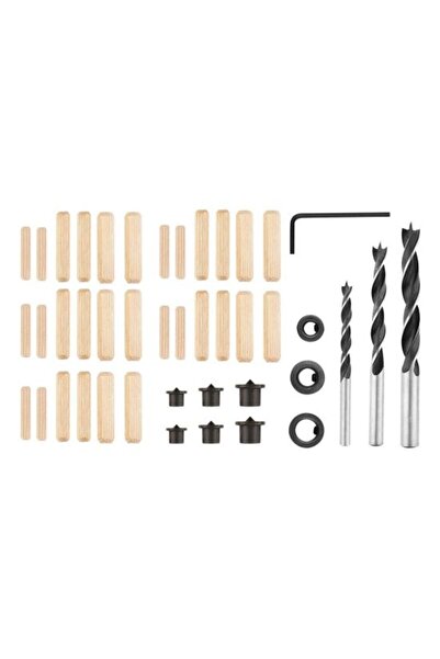Evelise Joints, drills, dowels, for wood, set of 43 pieces, Verto
