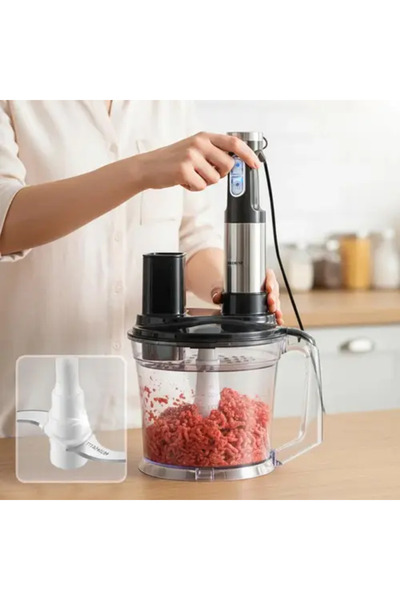 Biki 6-in-1 Hand Blender, 1000W, Black