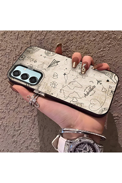 Hontinga حافظة صلبة رفيعة مع حماية للكاميرا، متوافقة مع هاتف سامسونج جالاكسي ...