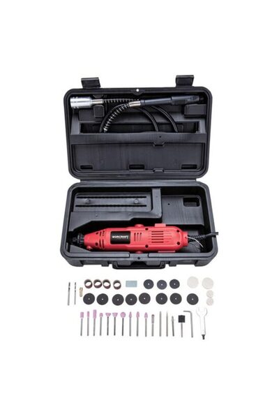 Evelise Mini polizor cu accesorii, 135 W, Worcraft