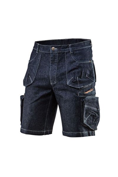 Evelise Pantaloni scurti de lucru tip blugi, model Denim, marimea L/52, NEO