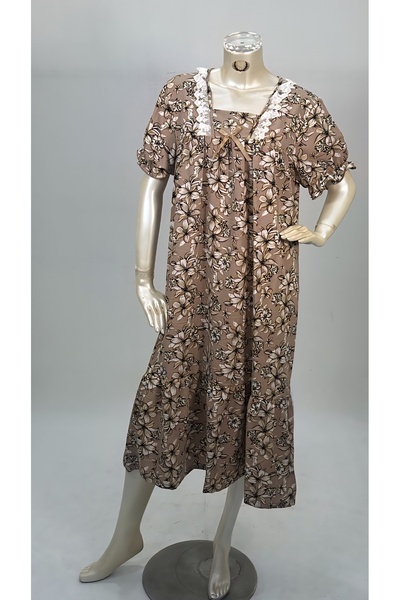 bbs fashion Women's half-sleeve house dress