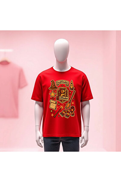 Vordevia Harry Potter Printed Crew Neck Wide Fit Unisex Tshirt