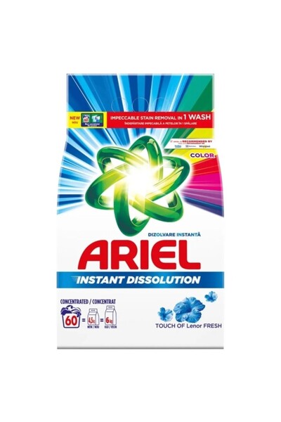 Ariel DETERGENT PUDRĂ AUTOMAT 4.5KG – COLOR TOUCH OF LENOR
